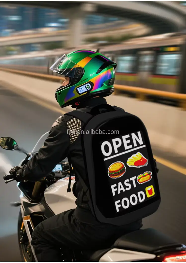 SYNA Pixel Pro – תיק גב חכם עם מסך LED אינטראקטיבי