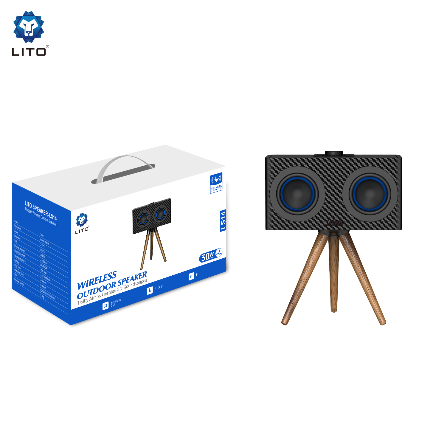 LITO SONA – רמקול בלוטוס מעוצב עם סאונד עוצמתי