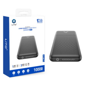 LITO PowerCore 10K – סוללת גיבוי 10,000mAh עם טעינה מהירה