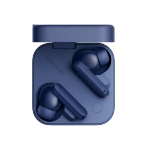 אוזניות אלחוטיות CMF Buds 2 Plus בצבע כחול עם מארז טעינה